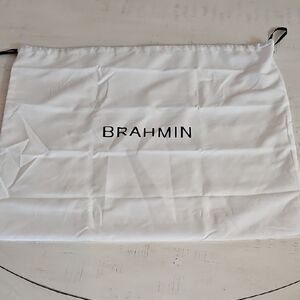 Nwt Brahmin Duster Bag in Classic White